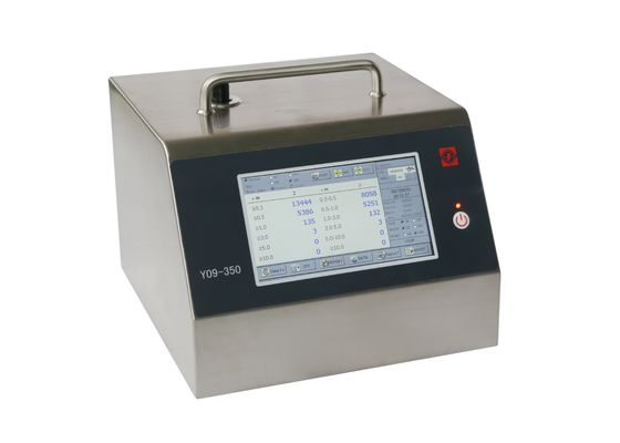 주문 Y09-350 레이저 분진계수계 50LPM은 7 인치 컬러화면으로 충만합니다 online manufacture