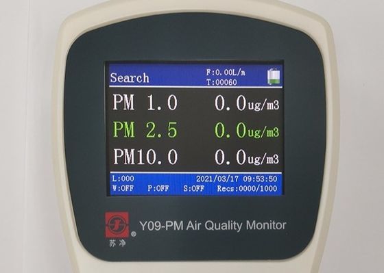 좋은 가격 10W 입자 계수기 바깥 공기 질 모니터 Y09-PM PM1.0 PM2.5 온라인으로